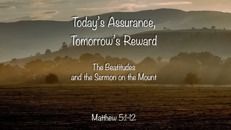 Today's Assurance, Tomorrow's Reward