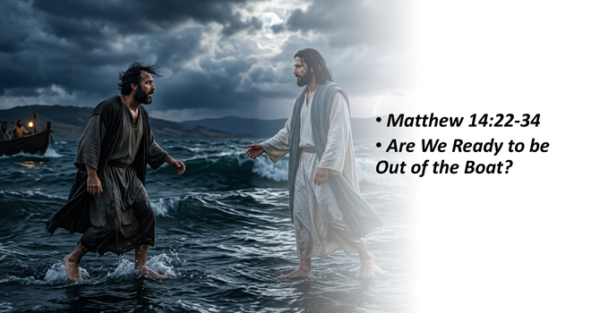 Are We Ready to be Out of the Boat?