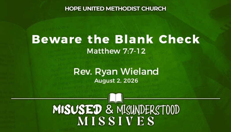 Beware the Blank Check