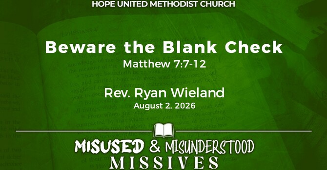 Beware the Blank Check
