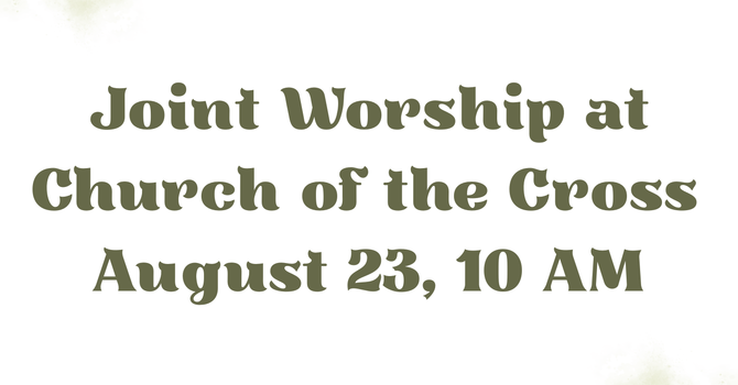 Joint Worship with St Luke's