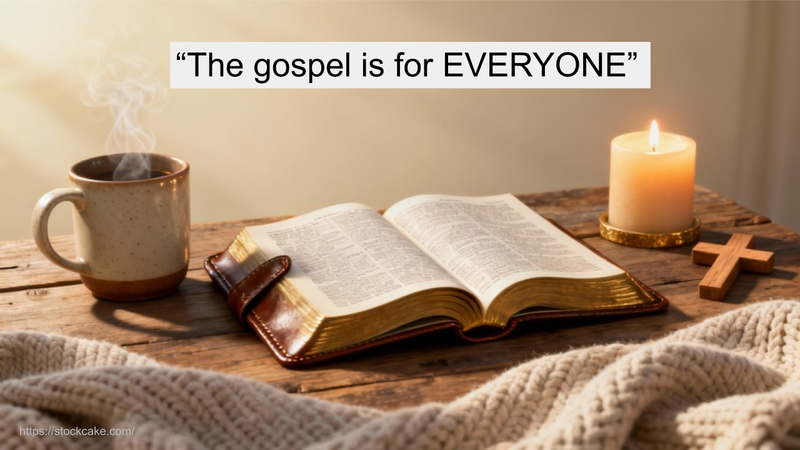 The gospel is for EVERYONE