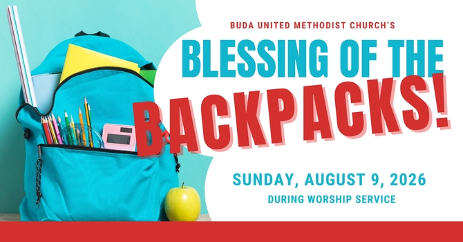 Blessing of the Backpacks