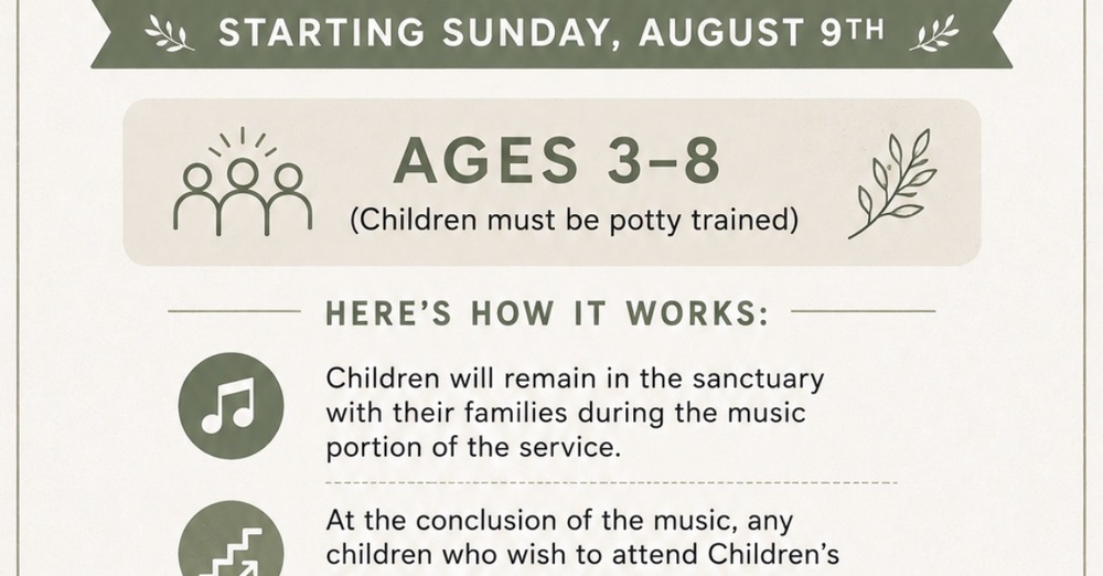 Children’s Church Kick Off