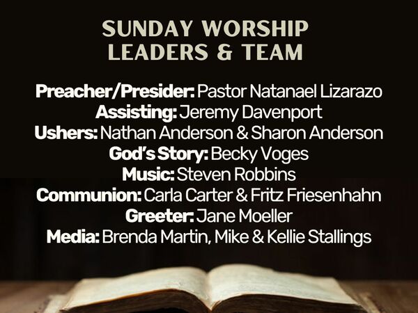 Leading us in Worship