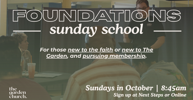 Foundations Sunday School