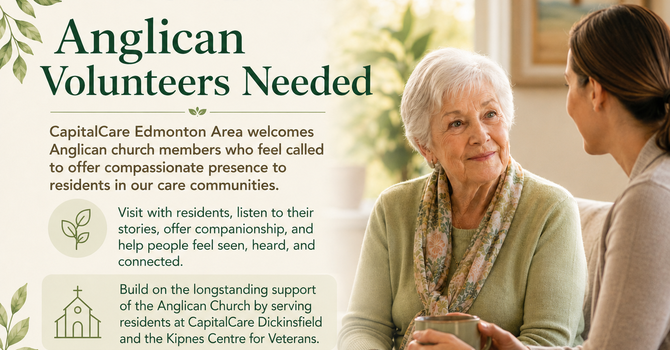 Anglican Volunteers Needed