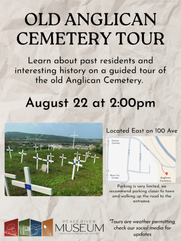 Tour of the Anglican Cemetery, Peace River