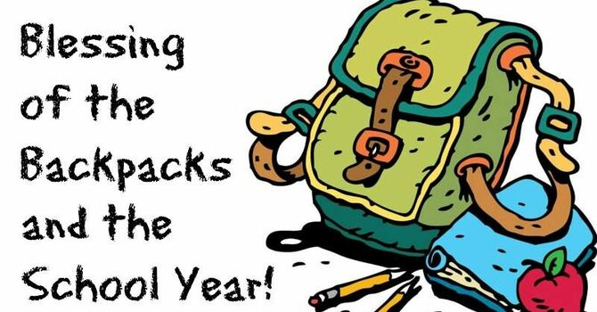 Blessing of the Backpacks