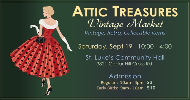 Save the Date for an Attic Treasures Vintage Market