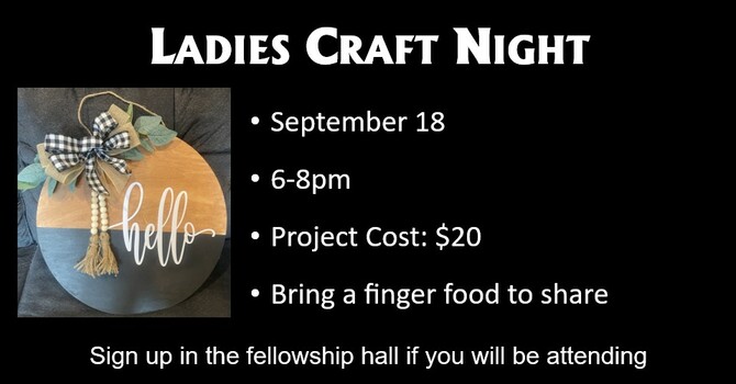Ladies Craft Night