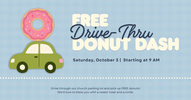 Free Drive-Thru Donut Dash