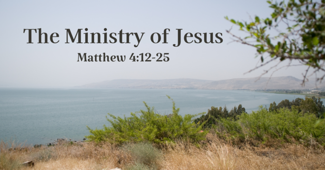 The Ministry of Jesus