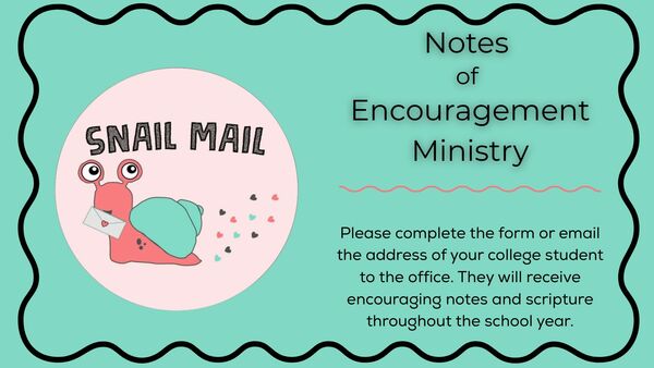 Notes of Encouragement Ministry