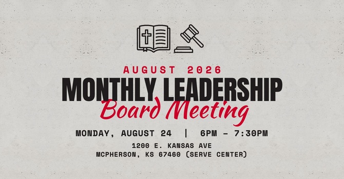 Monthly Leadership Board Meeting