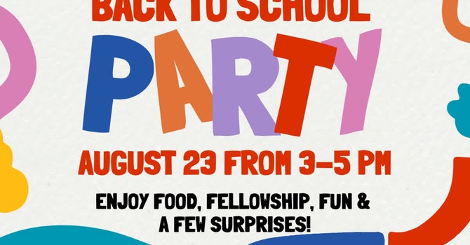 Back to School Party