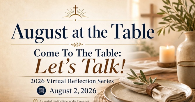Come To The Table: Let’s Talk! image