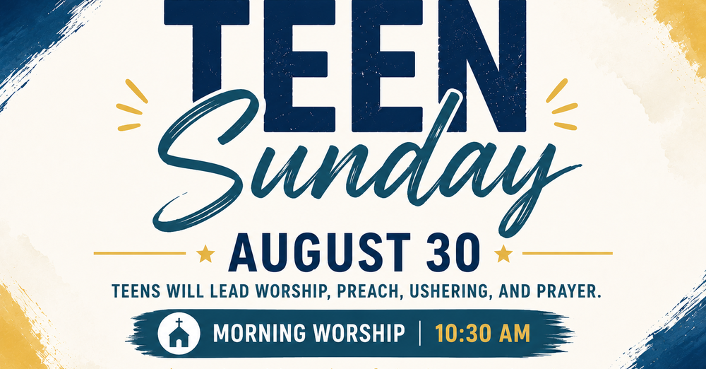 Teen Lead Sunday