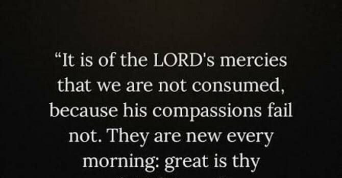 I Am Not Consumed