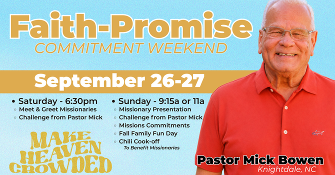 Faith Promise Weekend