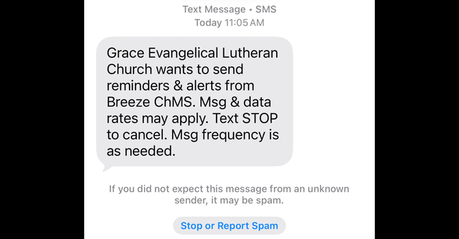 Grace Text Messaging System