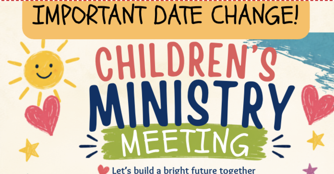 Children’s Ministry Planning Meeting