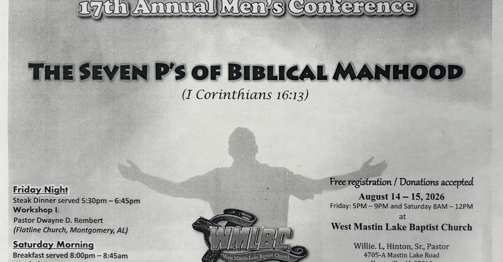 West Mastin Lake Men's Conference