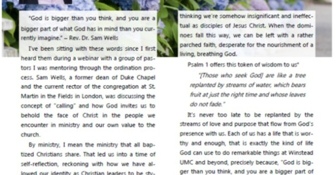 August Newsletter image