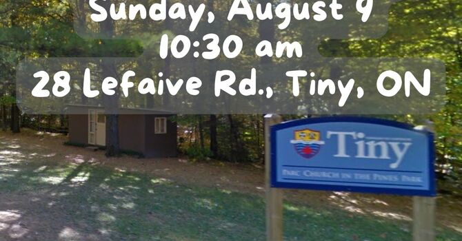 Church in the Pines - August 9, 2026