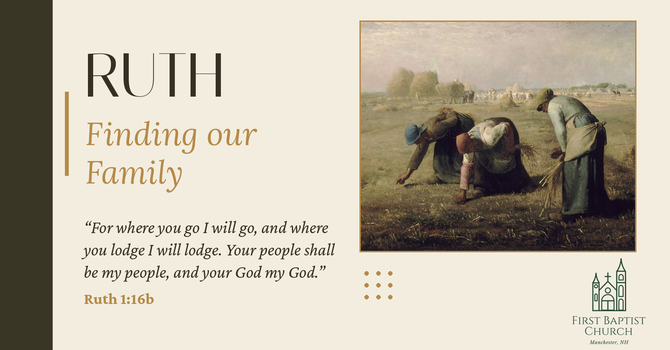 Some Assembly Required, Ruth 3:1-18