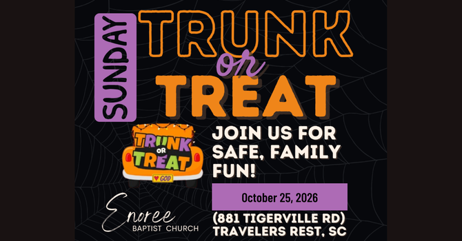 Trunk Or Treat & S'more!