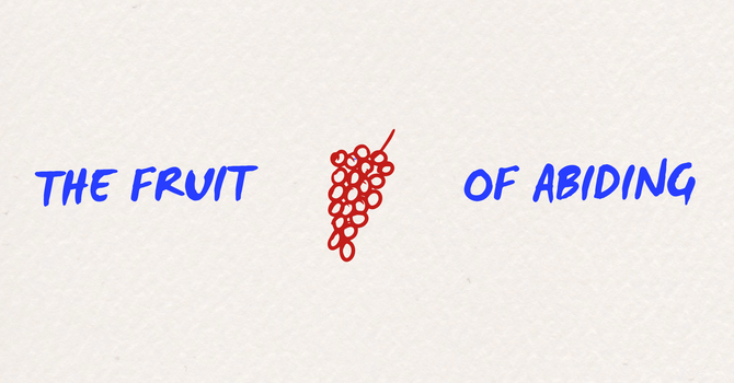 The fruit of Abiding in Christ