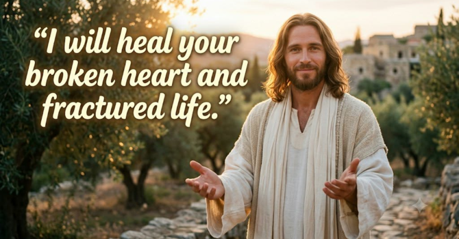I Will Heal Your Broken Heart and Fractured Life  &nbsp; image