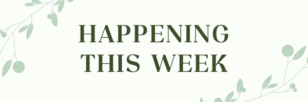 Week of August 9, 2026