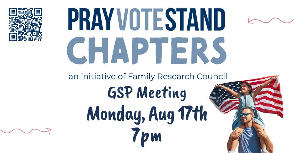 Pray Vote Stand Chapter Meeting