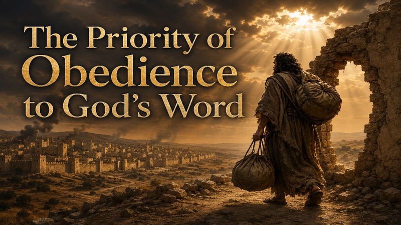 The Priority of Obedience to God's Word