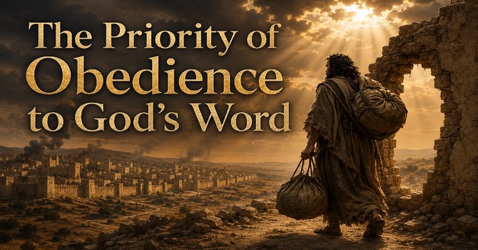 The Priority of Obedience to God's Word