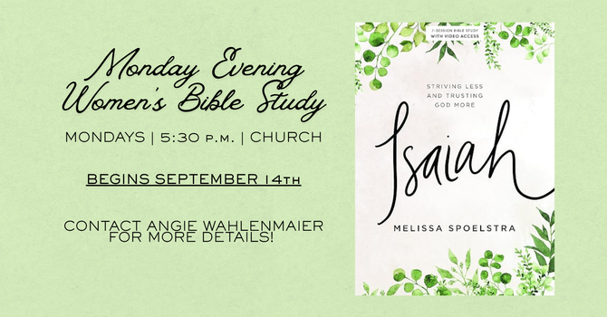 Monday Evening Women's Bible Study