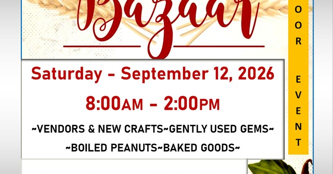 Ladies Ministry Fall Bazaar