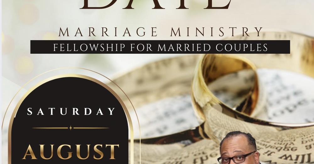 SAVE THE DATE! Marriage Ministry