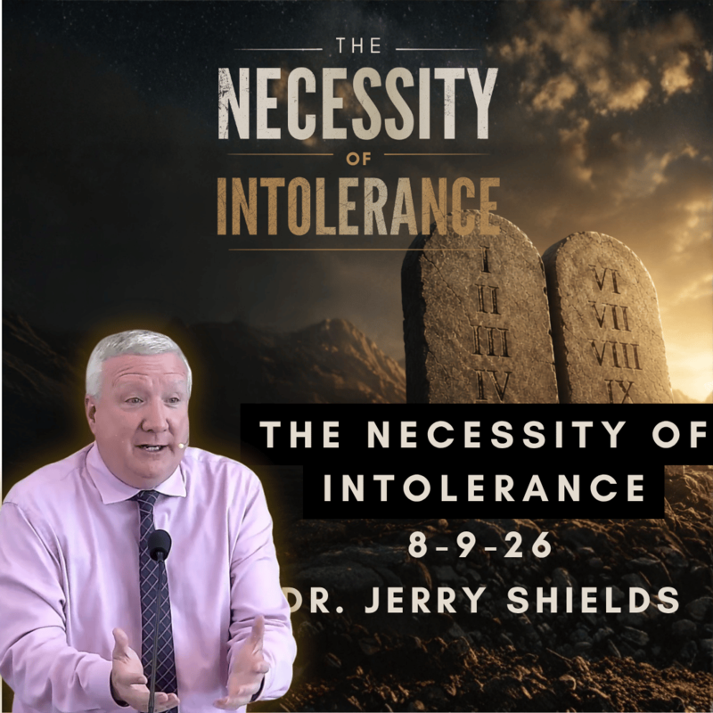 The Necessity of Intolerance