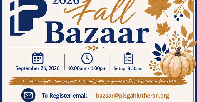 2026 Fall Bazaar