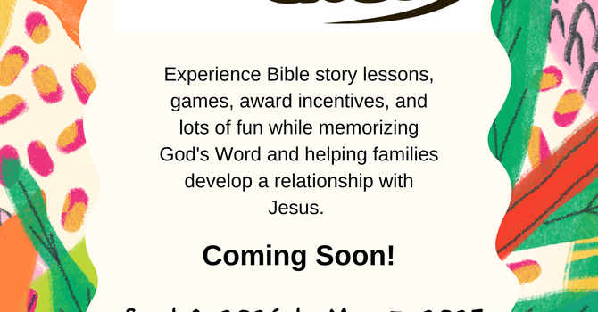 AWANA starting Soon!