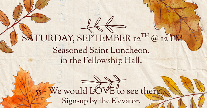 Seasoned Saint Luncheon