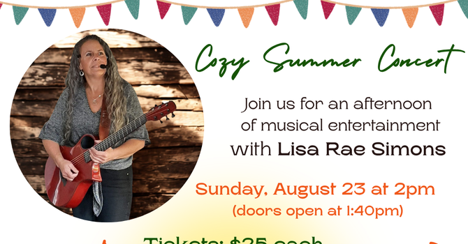 Cozy Summer Concert with Lisa Rae Simons