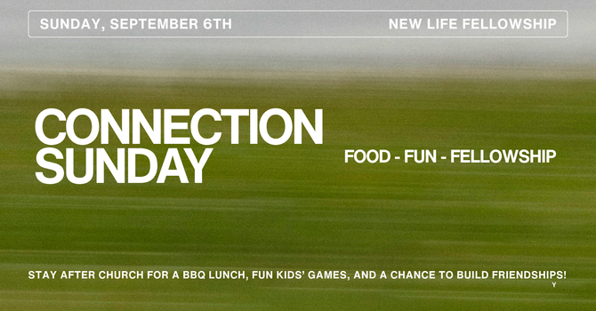 Connection Sunday at New Life