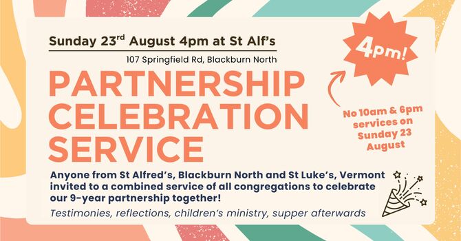 Partnership Celebration 4pm Combined Service