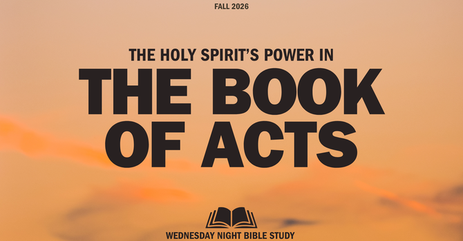 Acts Bible Study