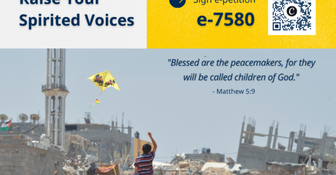 Protect Palestinian Children and Support Refugee Sponsorship