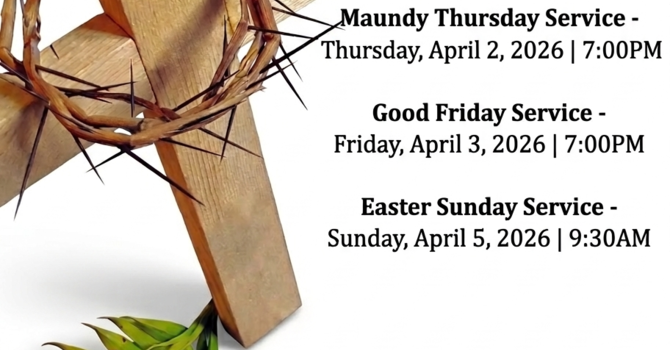 Holy Week Services image